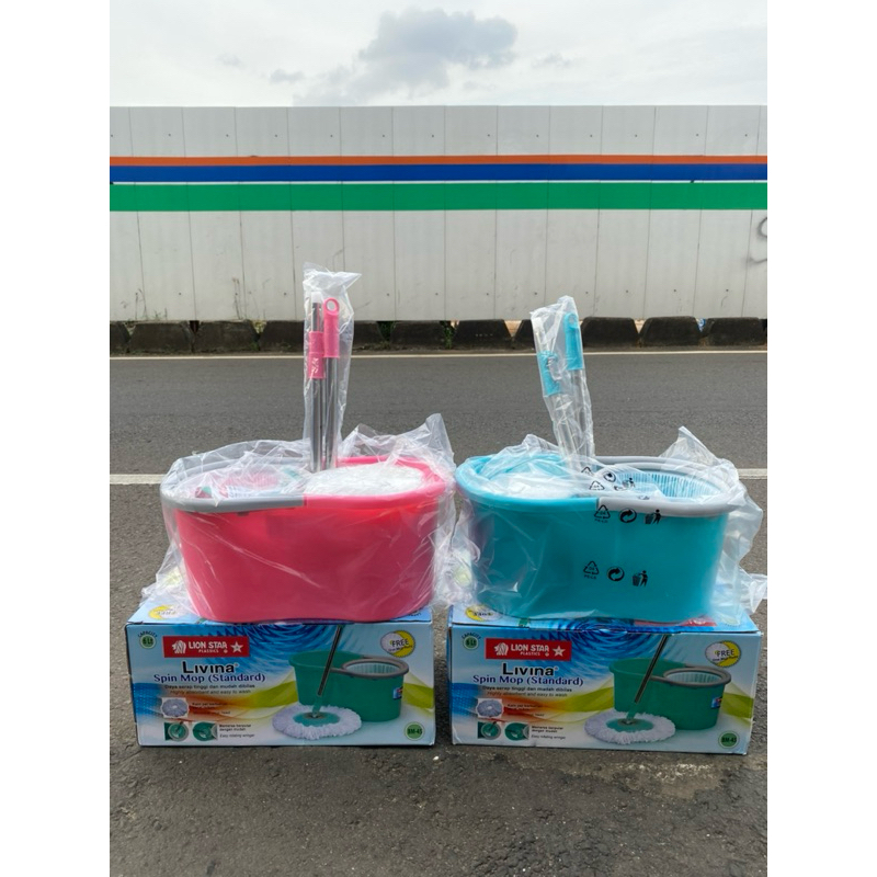 LION STAR - Lion Star Pel Lantai Putar / Spin Mop Livina Standard / Pel Mop / Pelan