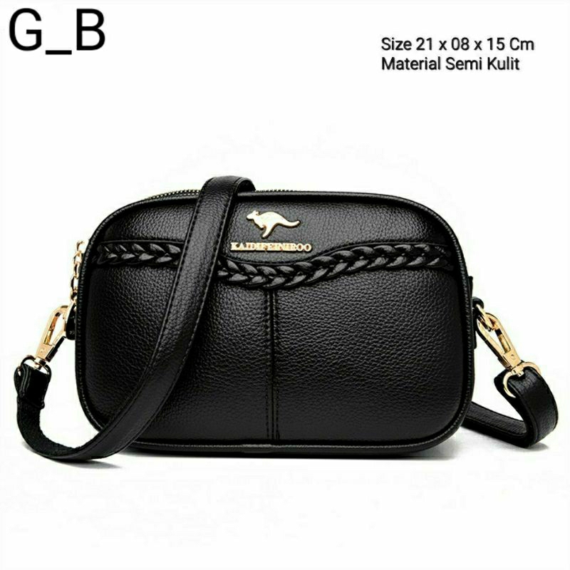 Tas Selempang Kulit Wanita / Tas Dompet Hp Wanita  Kekinian Model Terbaru