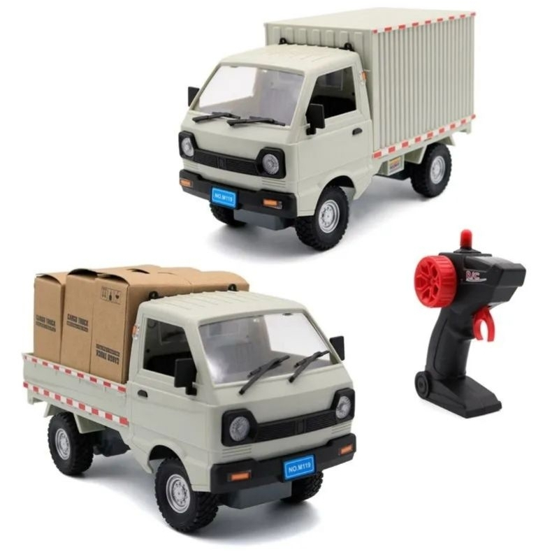 RC Kei Car Suzuki Carry pick up/box Cas 2,4 GHZ Batre Cas
