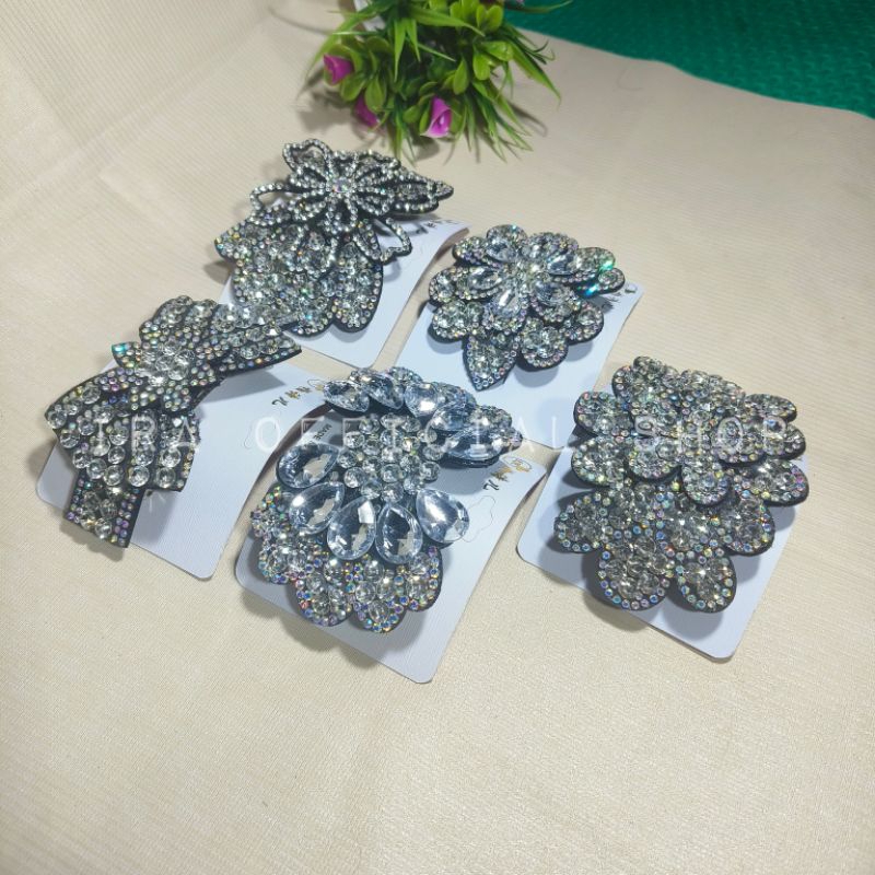 Jepit Otomatis Cantik 8 cm /  Jepit Otomatis Mewah