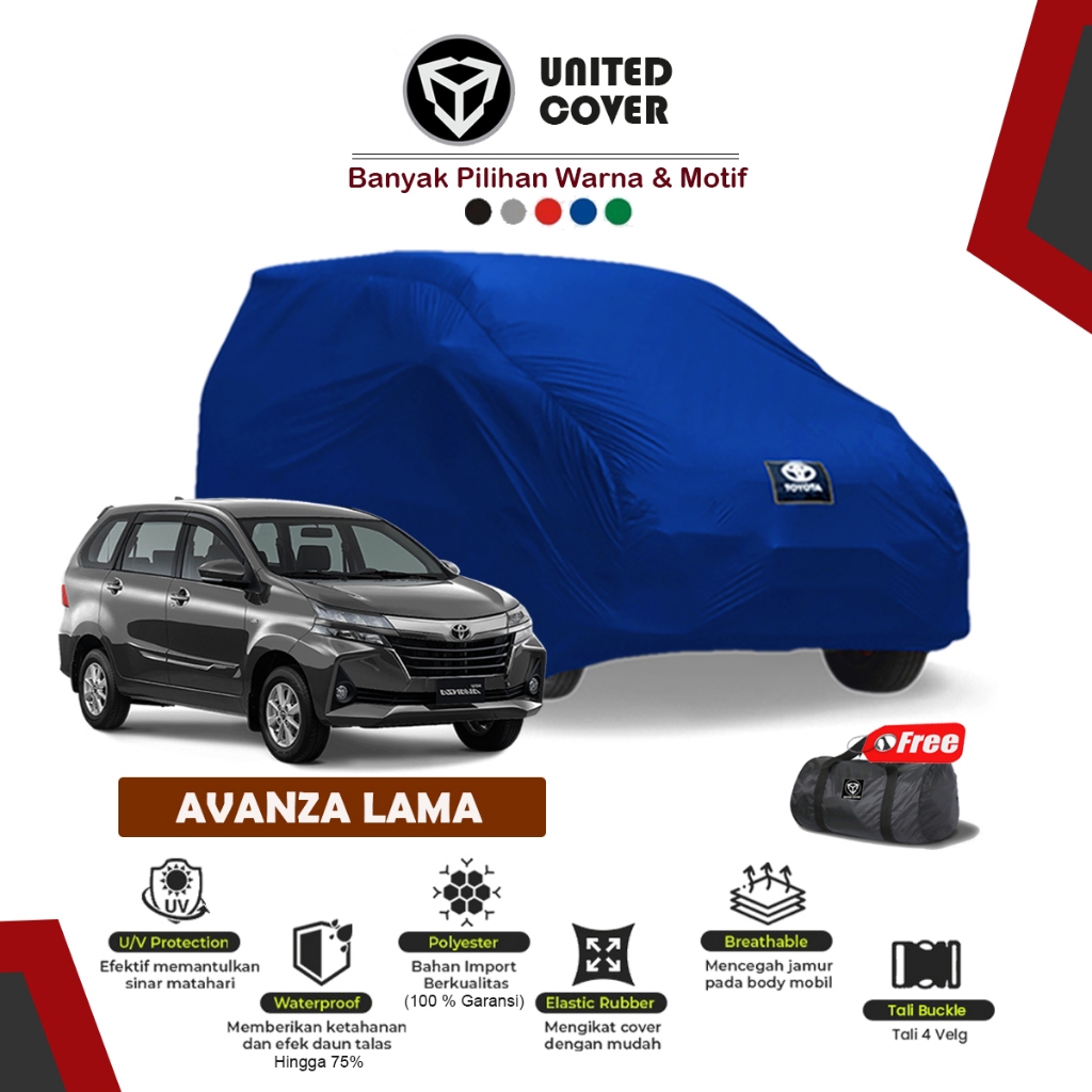 Body Cover Mobil Avanza Lama / Sarung Selimut Penutup Mobil Toyota Avanza