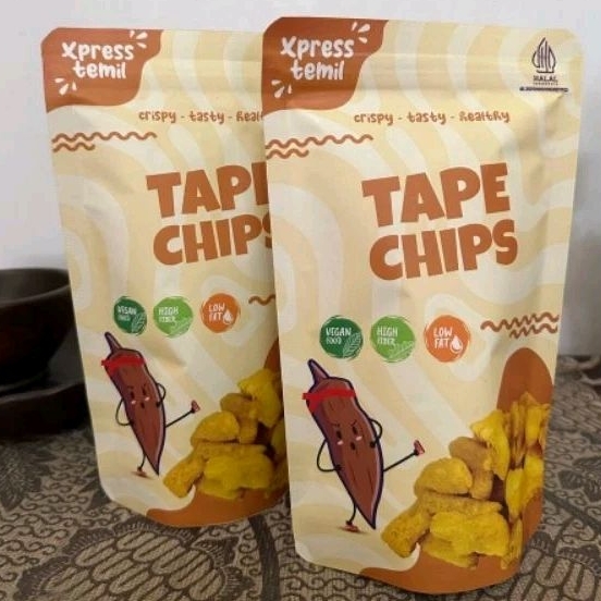 

Xpresstemilstore Keripik Tape Chips 400ml 750ml 1000ml Kemasan Pouch