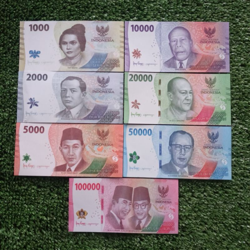 (10LEMBAR) UANG MAINAN/UANG UNTUK MAHAR/ REPLIKA UANG MAINAN EDISI 2022