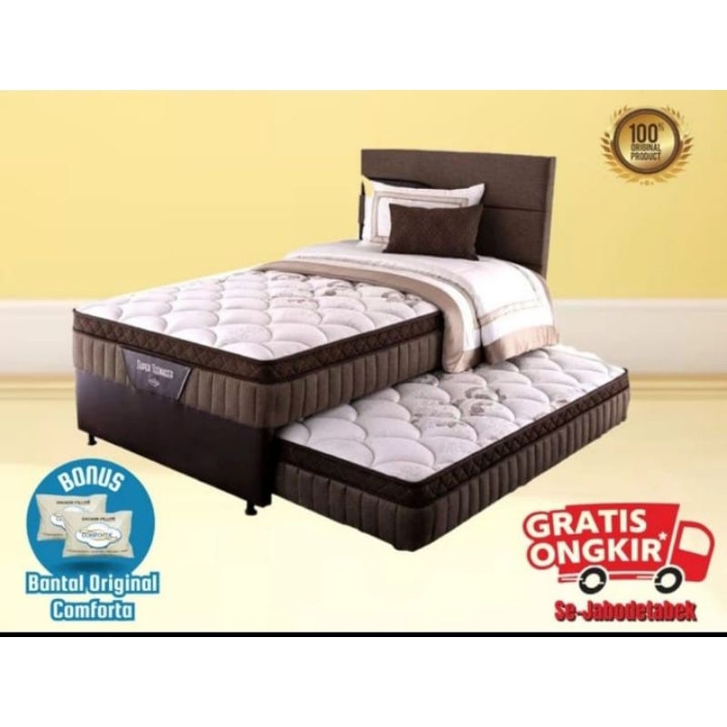 KASUR 2 IN 1 SPRING BED 2 IN 1 COMFORTA TEENAGER KASUR SORONG SPRING BED SORONG KASUR SUSUN KASUR MU