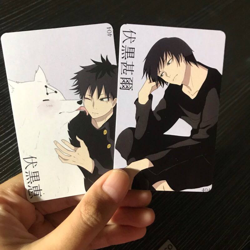 Photocard Jujutsu Kaisen Fushiguro Megumi Fushiguro Toji