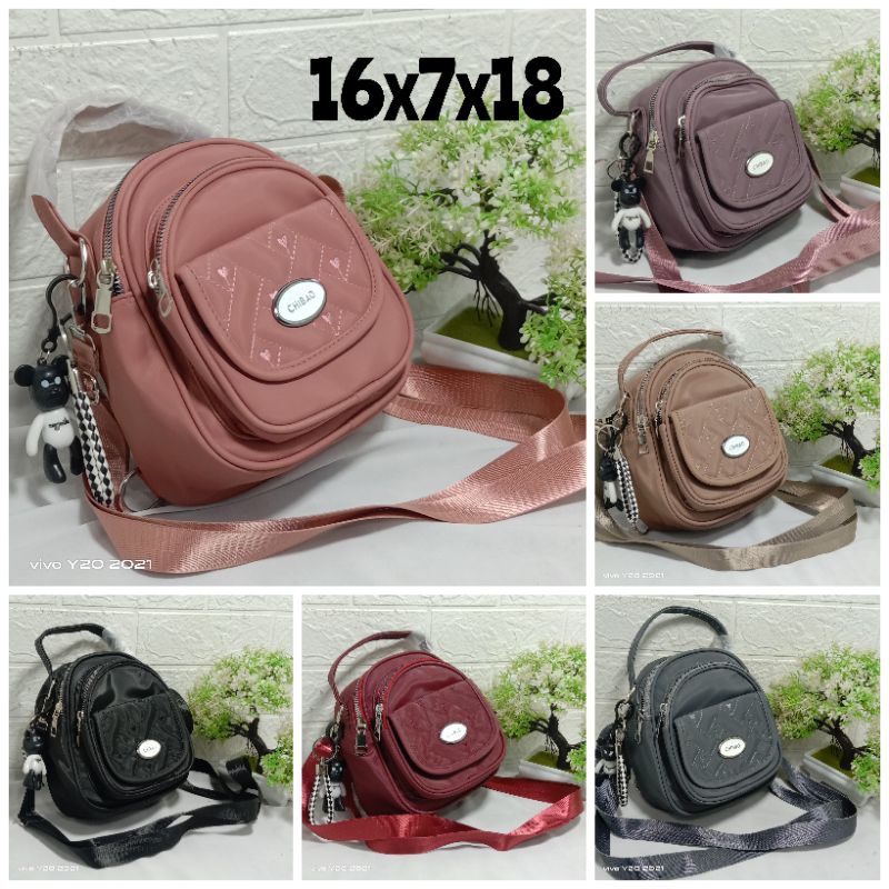 Tas Selempang Ransel Cibao Mini 3in1 Felicia 08
