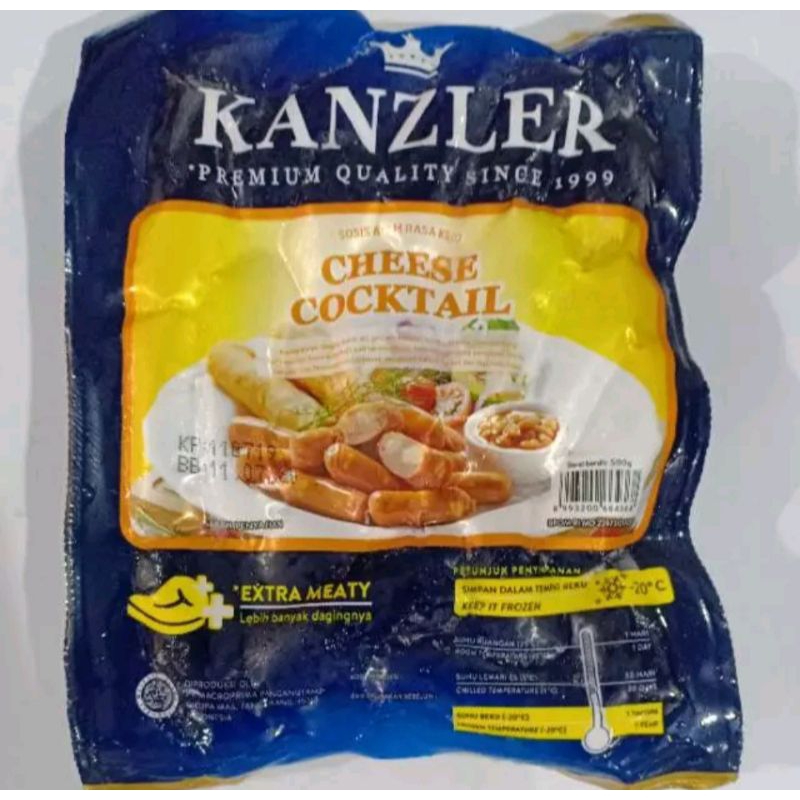 

KANZLER CHEESE COCTAIL SAUSAGE 500g