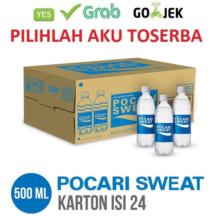 

Past!! Murah POCARI SWEAT PET 500 ml - (1 KARTON ISI 24 ) Only One
