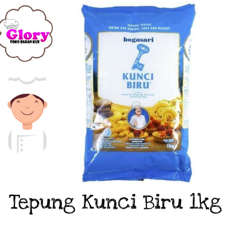 

[✱X53➤] tepung terigu kunci biru 1kg Seller Now