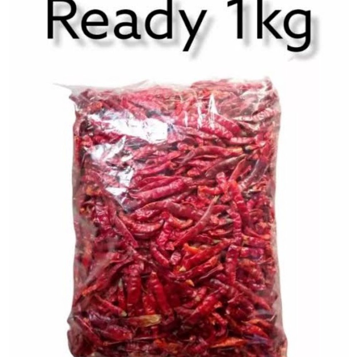 

[☽Y6\] cabe kering 1 kg asli teja tanpa tangkai Potongan