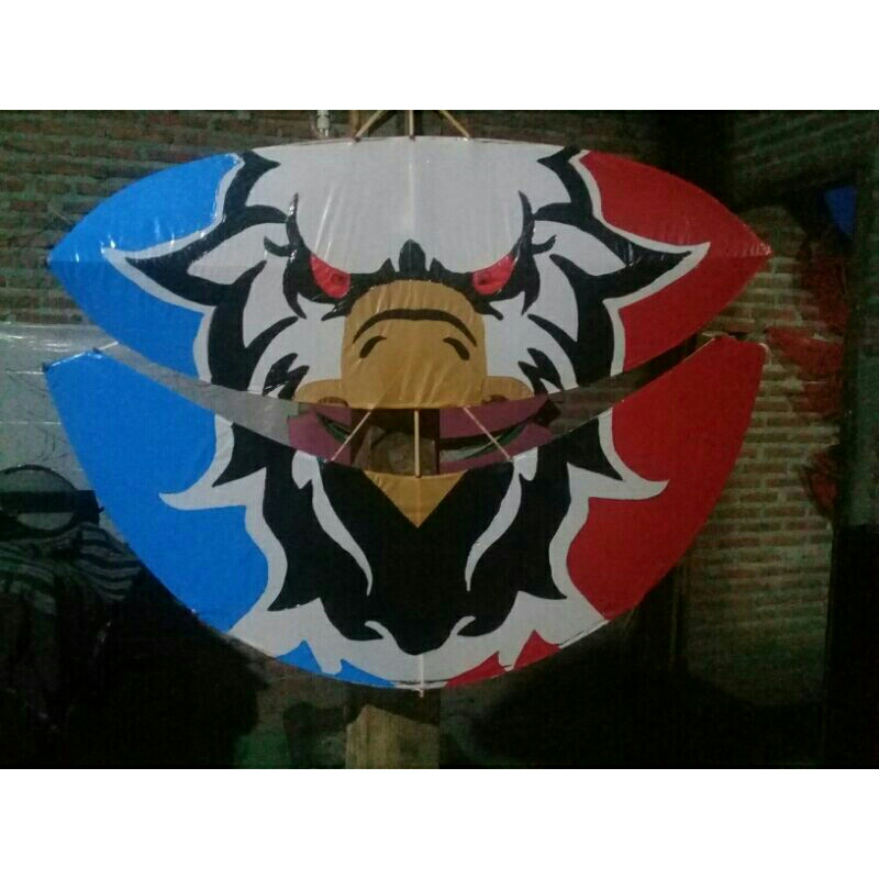 layangan gapangan pegon motif elang
