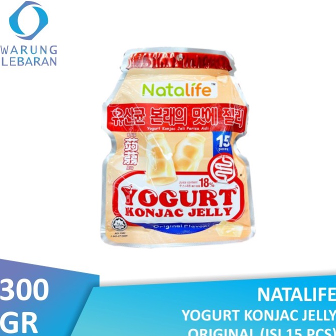 

[♚H77<] Natalife Yogurt Konjac Jelly Original (Isi 15 Pcs) 300gr Langsung proses