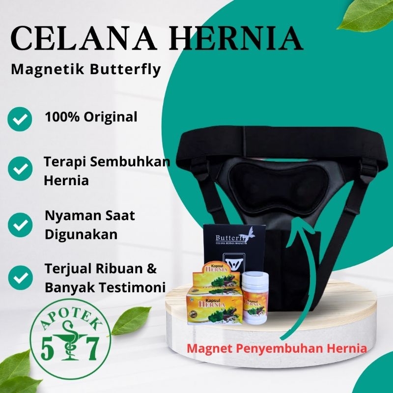 Celana Hernia Butterfly Pria Dewasa Bundling Obat Hernia