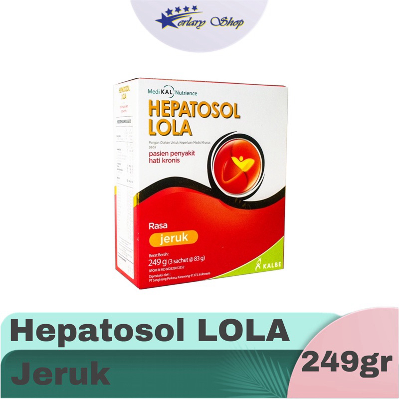 

HEPATOSOL LOLA - Susu / Nutrisi Kesehatan Hati Spesifik 240gr