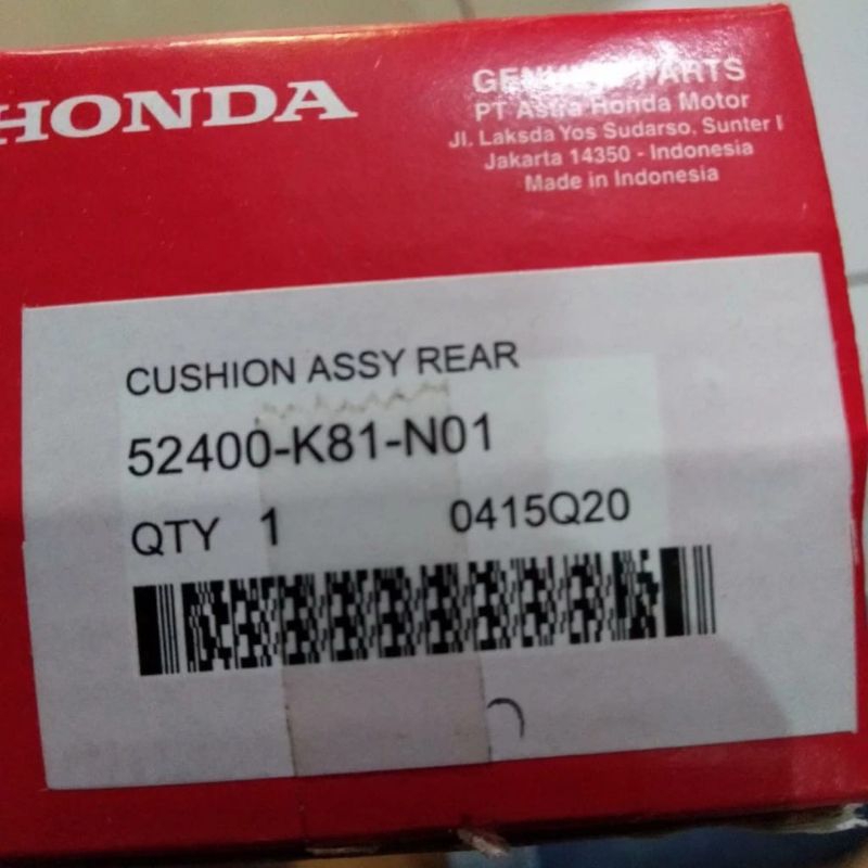 Shock Breaker Belakang skok belakang honda – BeAT eSP (K81) ori original ahm