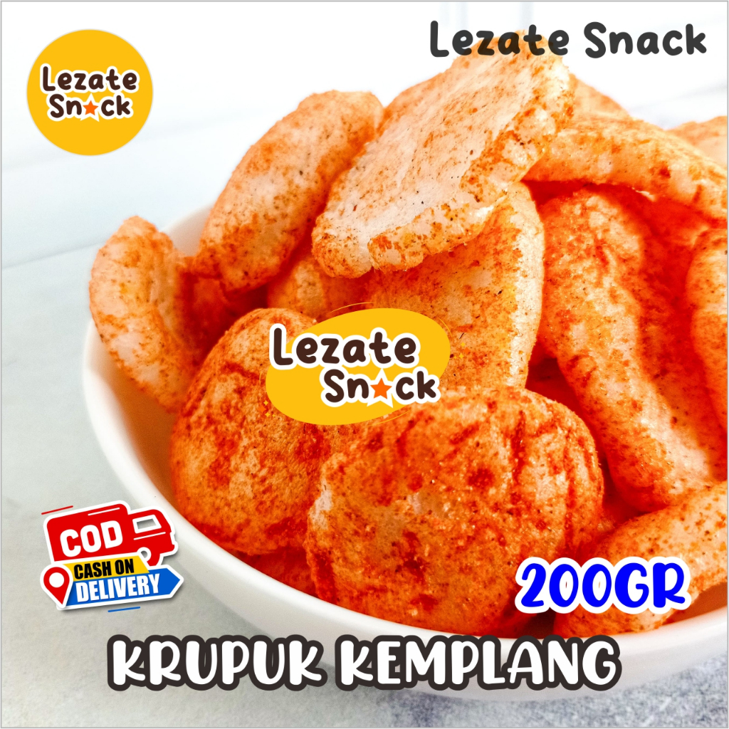 

Kerupuk Kemplang Mini Ikan Tenggiri Pedas Gurih 200GR Murah Enak Renyah / Kerupuk Mini Ikan Amplang Tengiri Gurih Pedas Sedap Snack