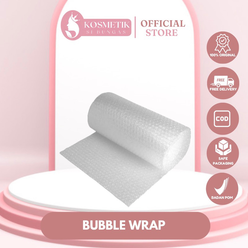 

❤️ KOSMETIKSIBUNGAS ❤️ Tambahan Packing Bubble Wrap