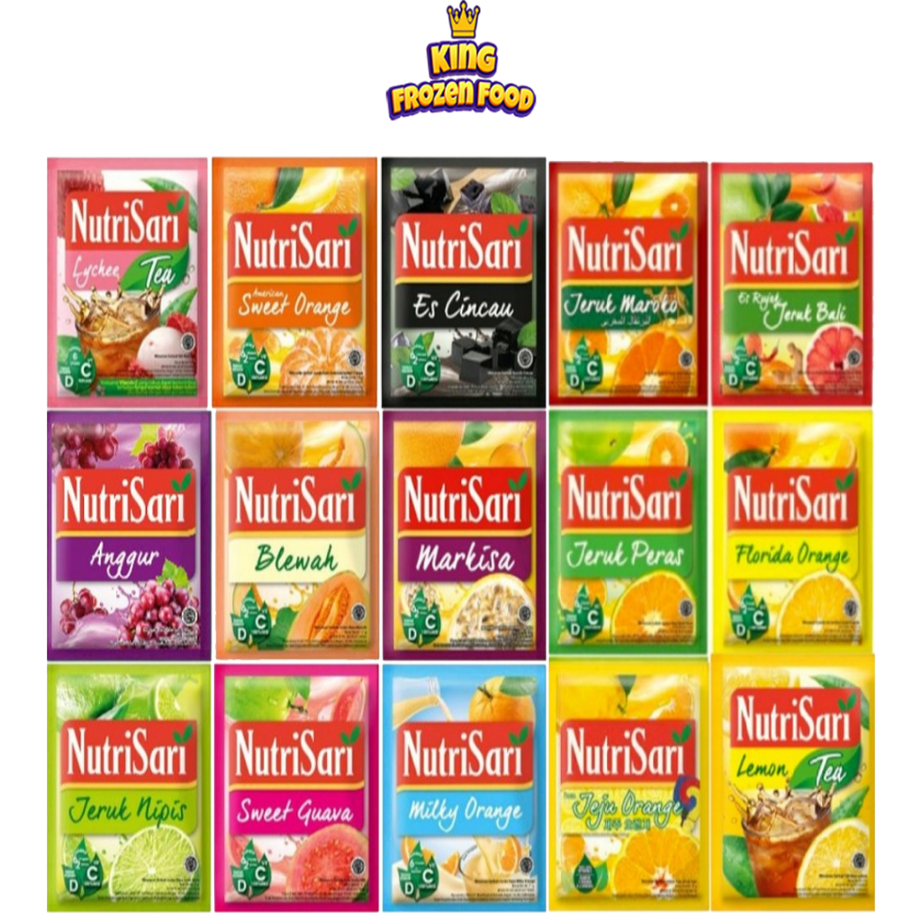 

Nutrisari Renceng All Varian 1 Renceng isi 10 sachet