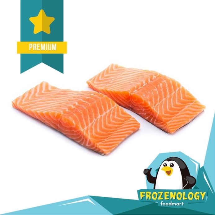 

✨STAR✨ Norwegian Fresh Salmon Fish Fillet Ikan Salmon Filet Kirimi 200g Prime !!