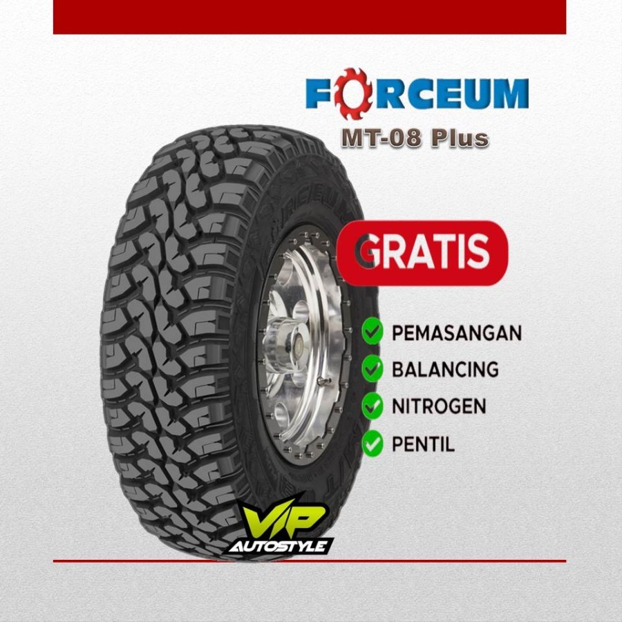 235 75 R15  Ban Mobil Forceum Ring 15 Murah FORCEUM M/T 08 PLUS - Toko Ban Spooring Jakarta