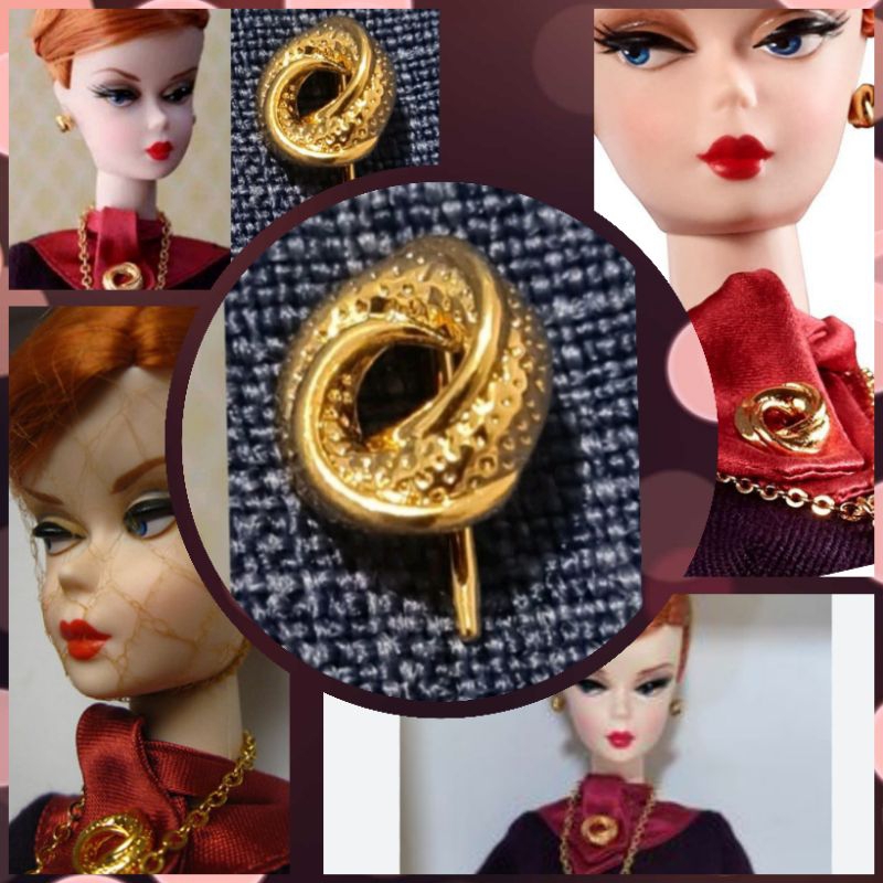 Bros BFMC Gold Barbie Doll Slikstone Collector Original