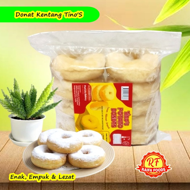 

Donat Kentang Frozen Tino's, Donat Kentang Goreng Frozen Food Isi 10 Besar, Potato Donuts