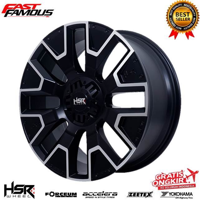 Velg mobil ring 20 baut 5 Hsr dolasi bisa untuk Crv, Almaz, Camry dll