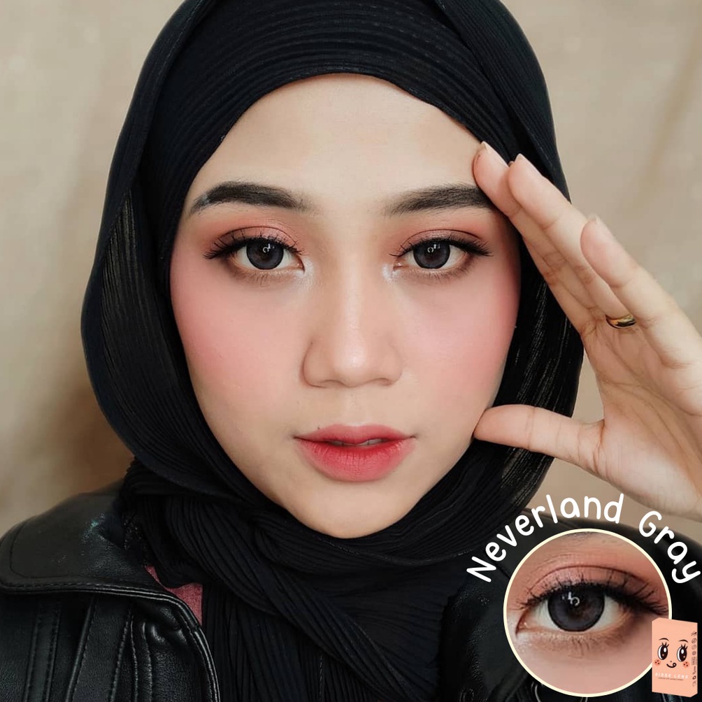 [❂N8@] [ ONGKIR ] JUAL JISSEO - NEVERLAND Brown / Gray Normal s/d -600 by Sisse Lens soflen viral so