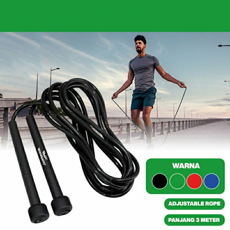 SKIPING PVC/TALI SKIPING KEBUGARAN/OLAHRAGA SKIPING PVC TERMURAH