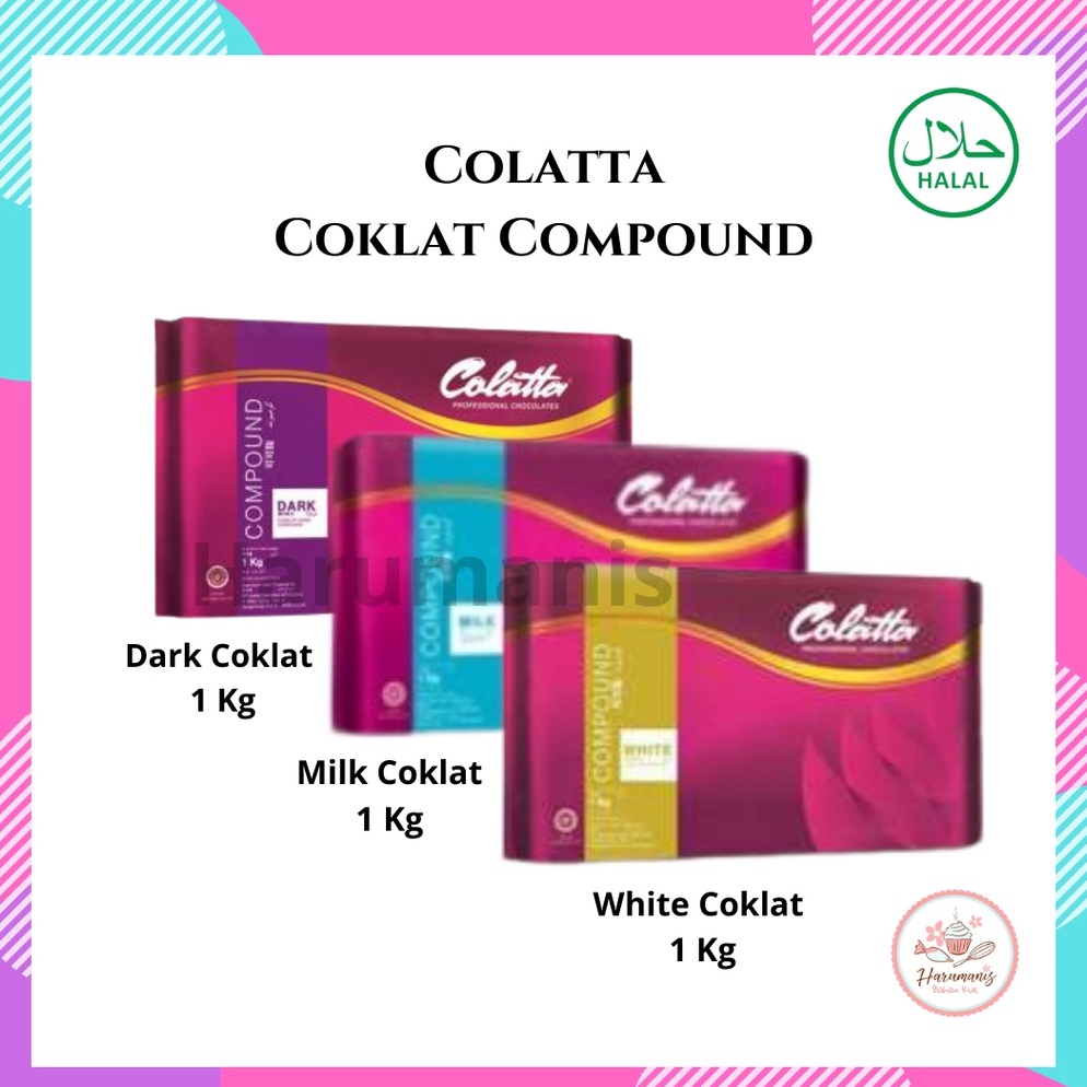 

R33ady St0ck Colatta Chocolate Compound 1kg Harga Baru