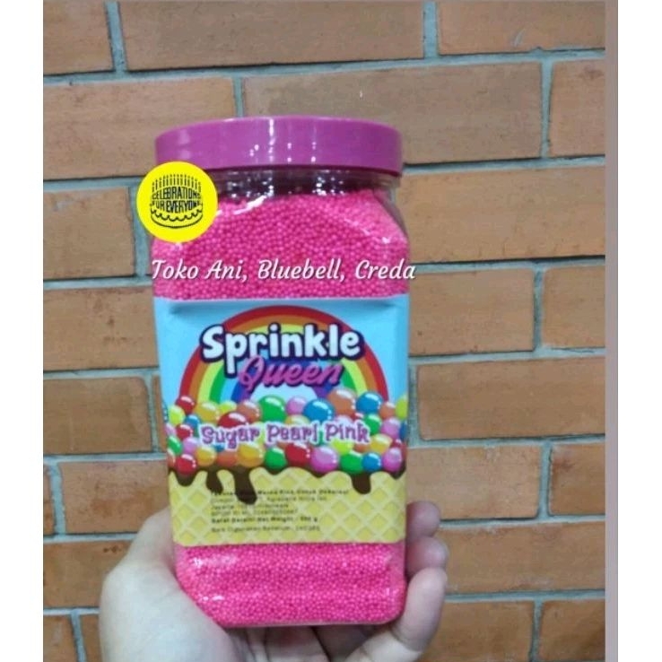 

Sprinklel pink nonpareils, botol 500gr ( PIN3132-R1)