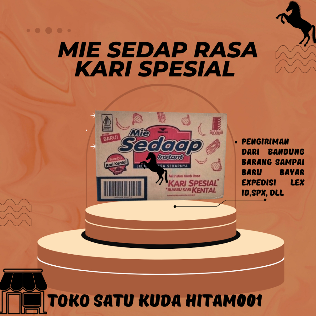 

MIE SEDAP RASA KARI SPESIAL [76/40 PCS/DUS]