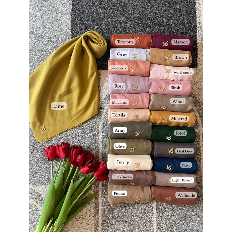 JILBAB JOURNEY POLOS LASER CUT PLAT JOURNEY SCARVES