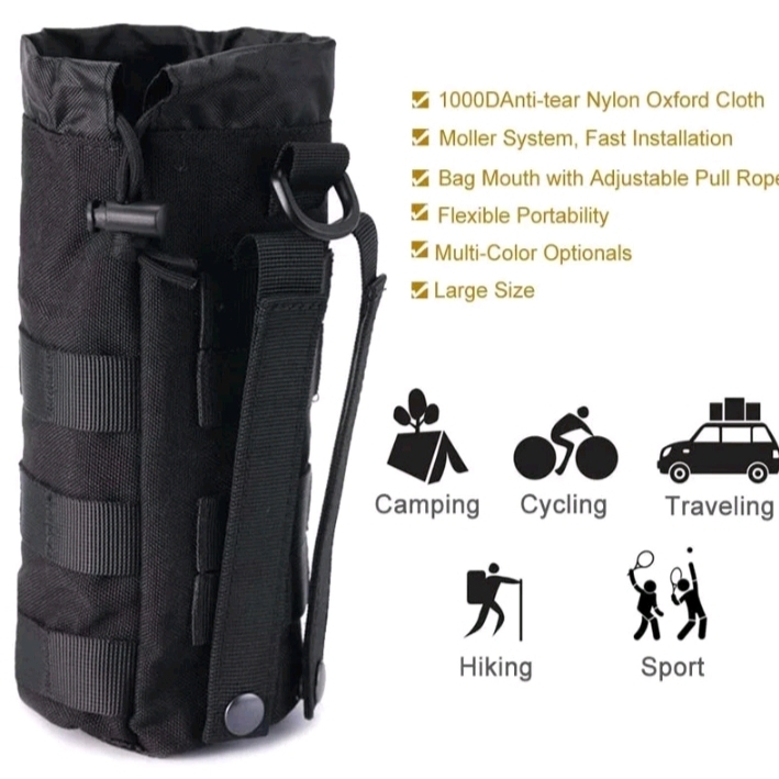 Tas botol minum outdoor.sarung botol minum hiking camping