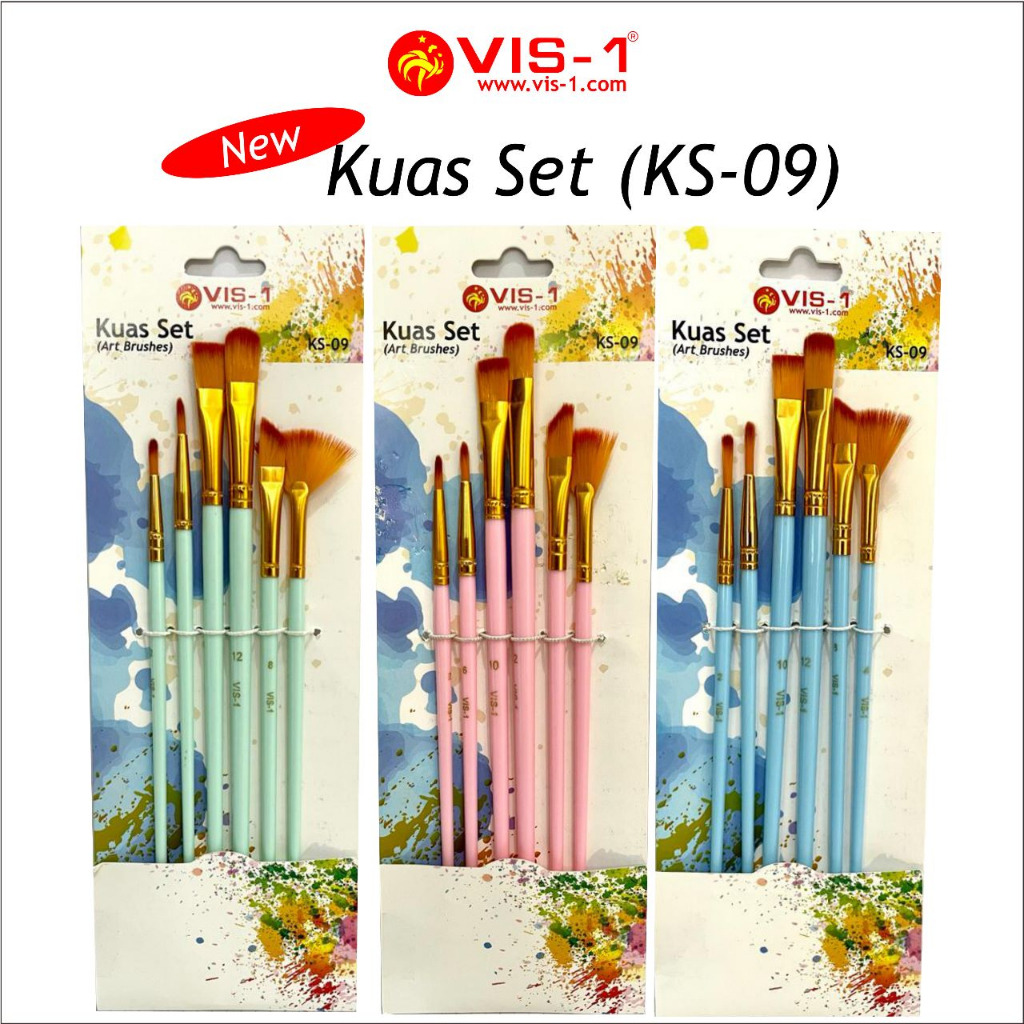 

Brush Kuas Cat Air Cat Minyak Lukis Acrylic VIS-1 KS-09