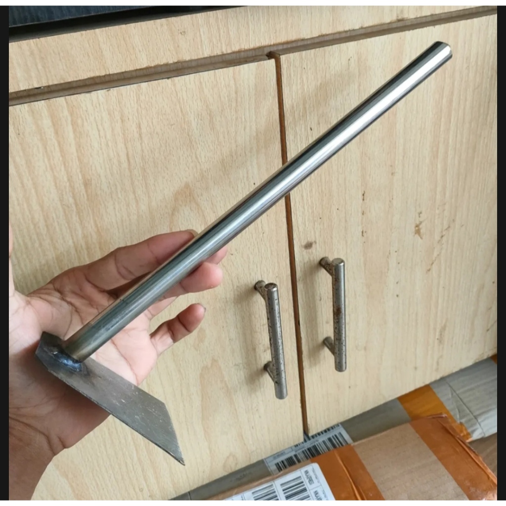 Cangkul rumput kecil gagang pipa-cangkul kecil berkebun-cangkul murah