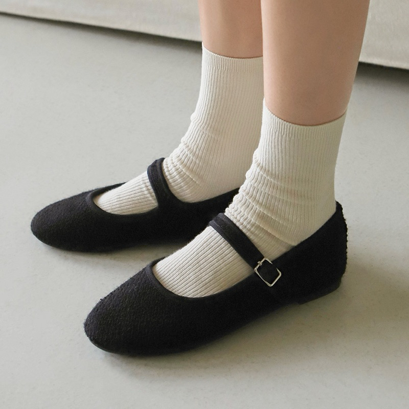 SAPPUN Amilla Buckle Maryjane Flat Shoes 1cm