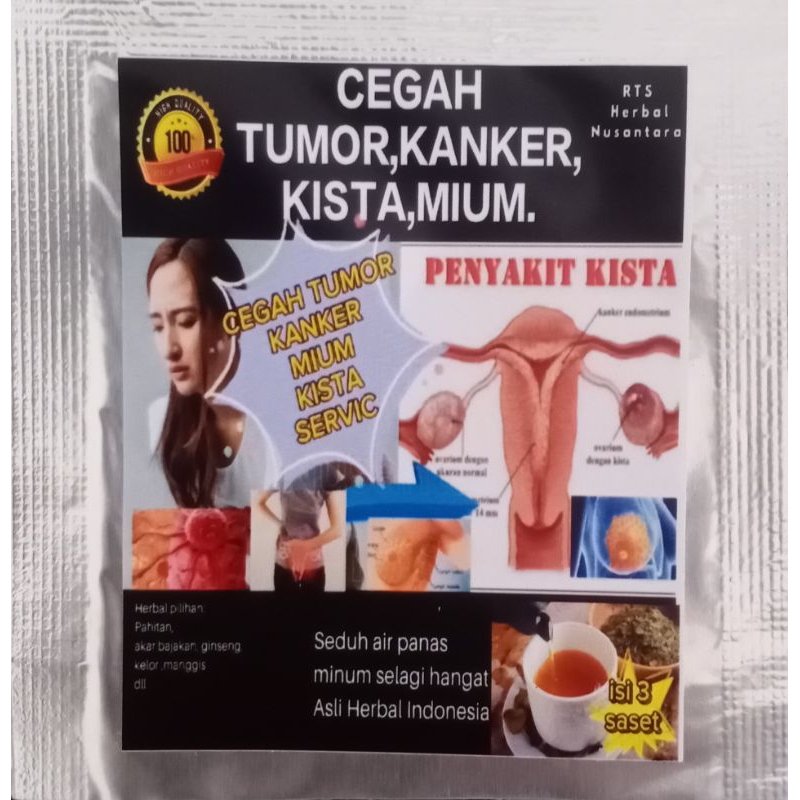 

HERBAL TUMOR KANKER KISTA MIOM SERVIC, Lsg Seduh 3saset untuk 6 Gelas.