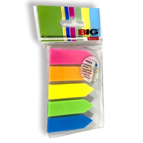 

Sticky Notes BIG Panah/ Penanda 5 Warna