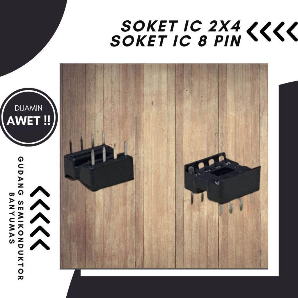 SOKET IC 2X4 SOKET IC 8 PIN ic soket
