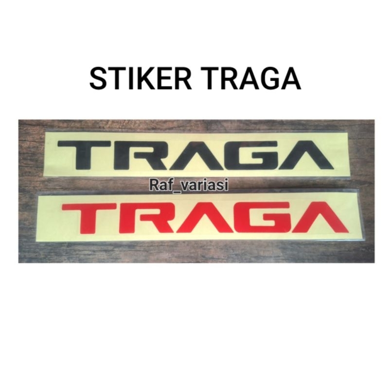 stiker traga / stiker isuzu traga / sticker traga
