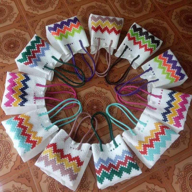 TAS JALI PREMIUM ZIG-ZAG/TAS ANYAMAN PLASTIK/TAS KEKINIAN