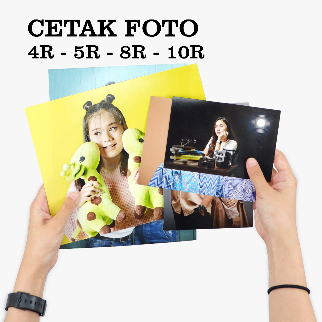 Cetak Foto / CUCI FOTO 4R 5R 8R 10R Warna Jernih