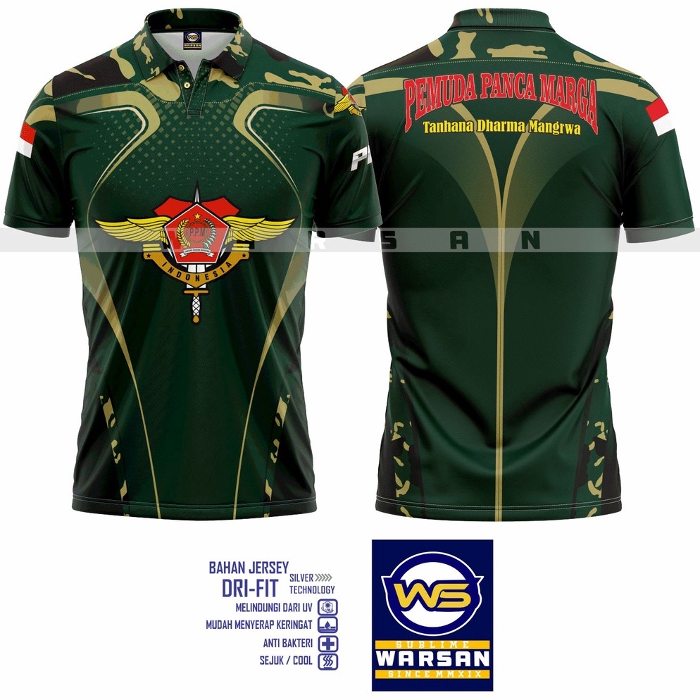 Mau? Kaos kerah Pemuda Panca Marga/kaos PPM / WANGKI Pemuda Panca Marga / T-Shirt Polo PPM bahan Dry