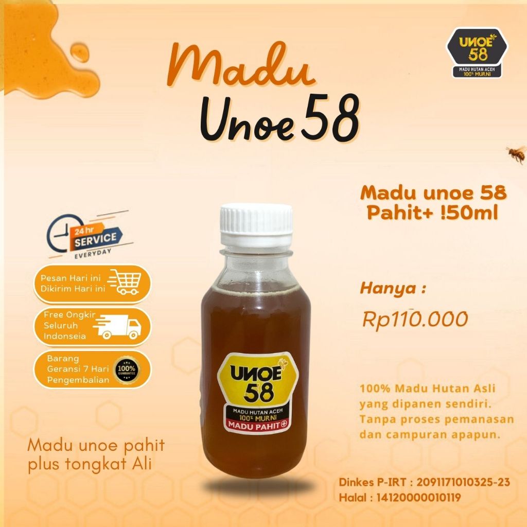 

Madu unoe 58 Pahit+ ! 150ml by unoe58