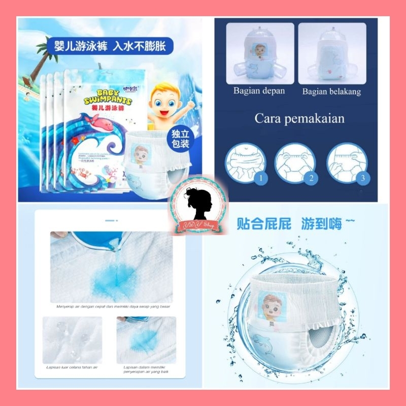 Pampers Popok Renang Bayi ecer perpcs