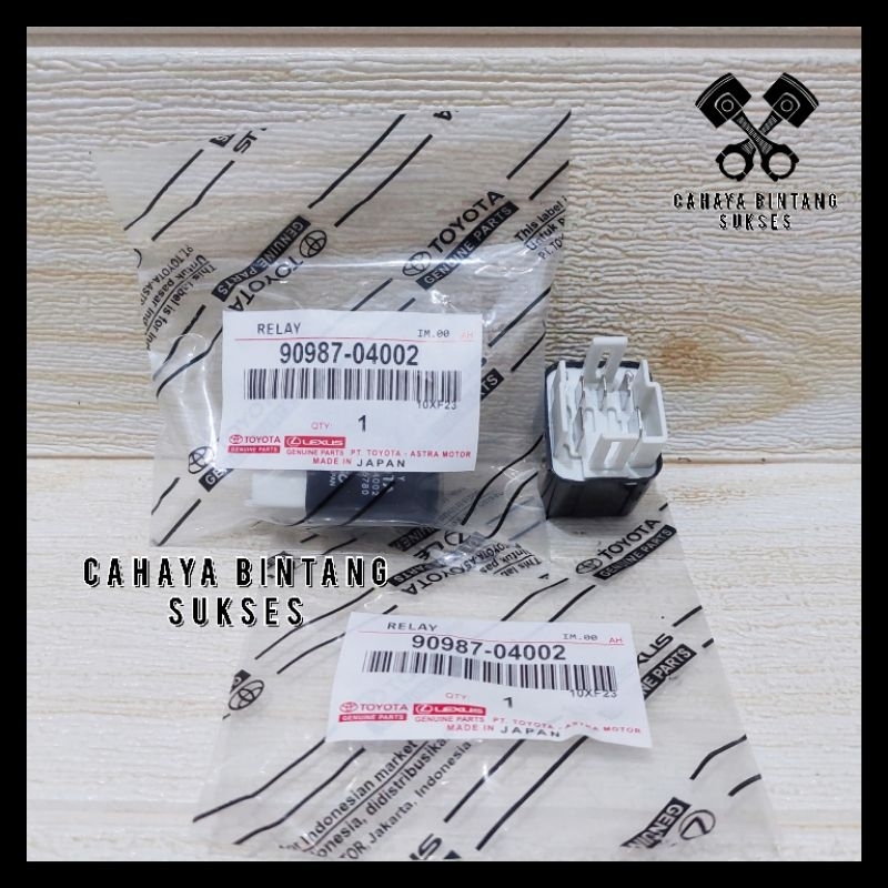 RELAY KAKI 5 12VOLT RELAY AC TOYOTA COROLA STARLET  CROWN CAMRY SOLUNA