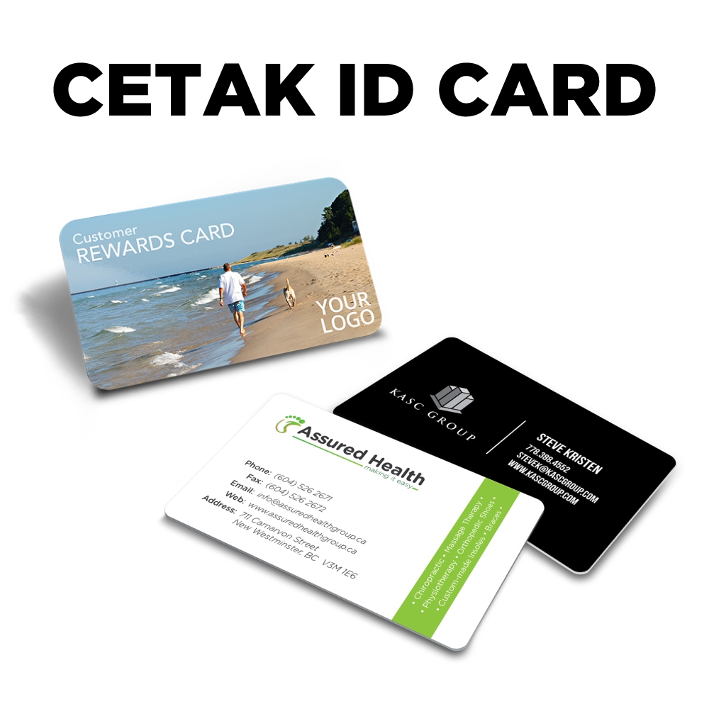 

Cetak Kartu ID CARD / BAHAN PVC