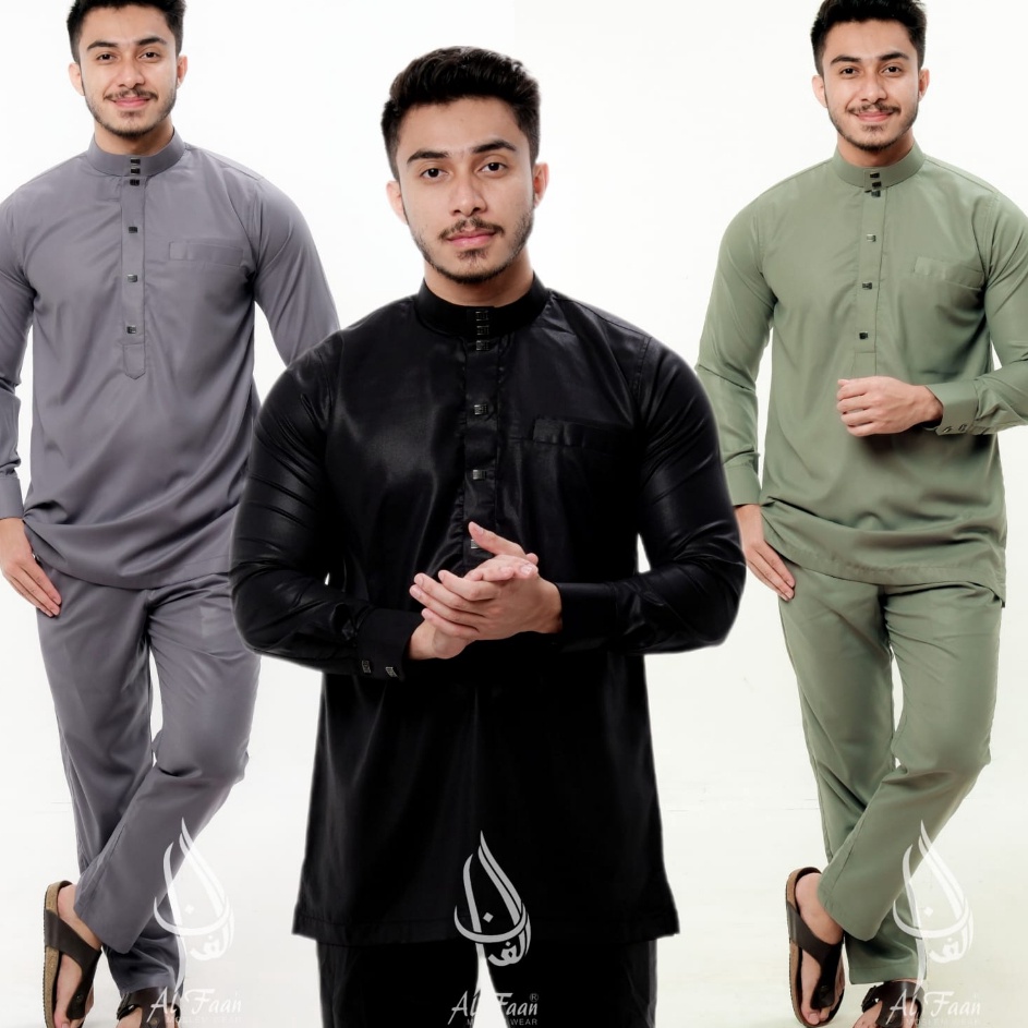 Promo banting Baju Koko Setelan Pakistan pria Kemko Jasko Gamis Jubah Pria Model al haramain al noor