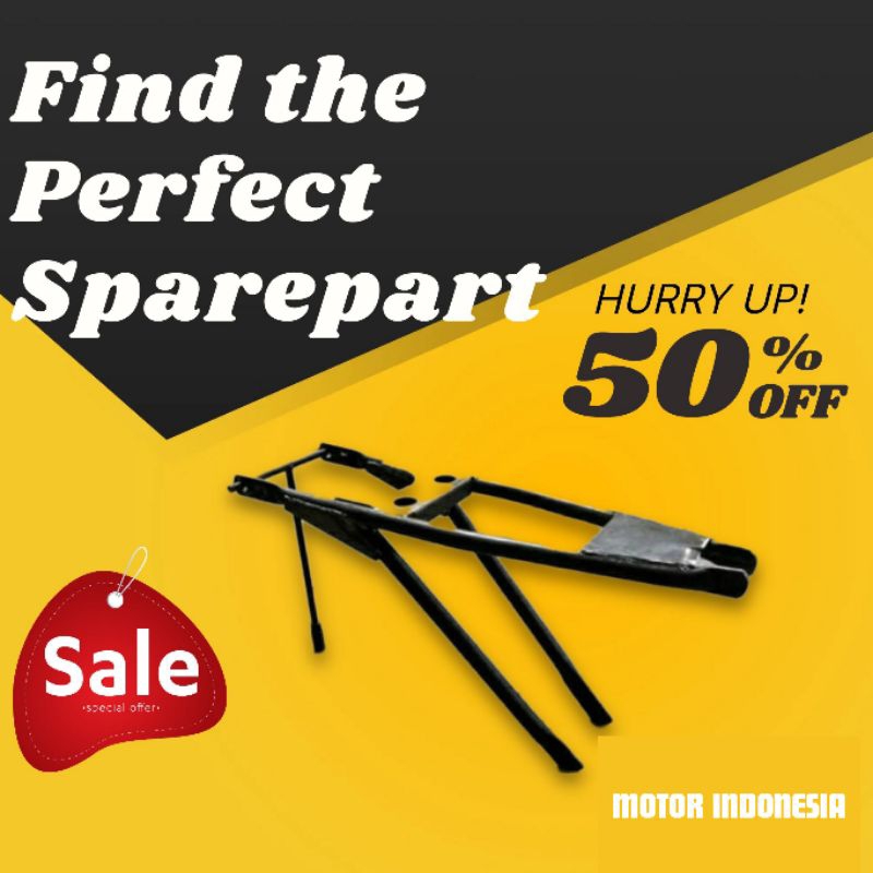 rangka cb buntutan cb 100 125 begel pendek behel kerangka